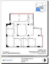 40 University Ave, Toronto, ON for lease Floor Plan- Image 1 of 1