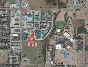 11905 N Virginia Ave, Oklahoma City, OK - aerial  map view