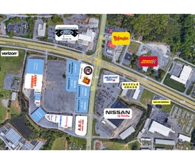 E Dixon Blvd, Shelby, NC - AERIAL map view