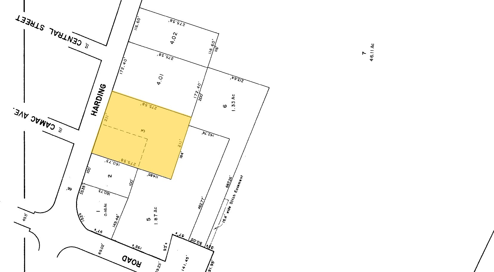 6056 Harding Hwy, Mays Landing, NJ for sale Plat Map- Image 1 of 1