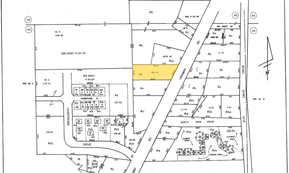 640 N Glynn St, Fayetteville, GA for sale - Plat Map - Image 3 of 4