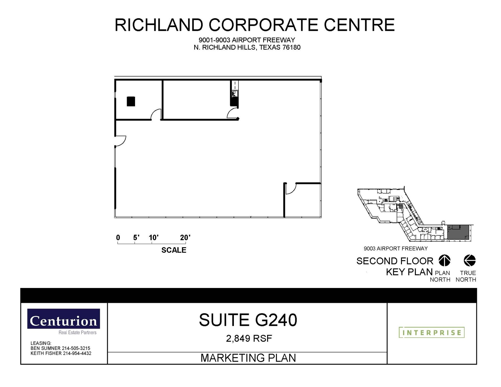 9001-9003 Airport Fwy, North Richland Hills, TX for lease Floor Plan- Image 1 of 7