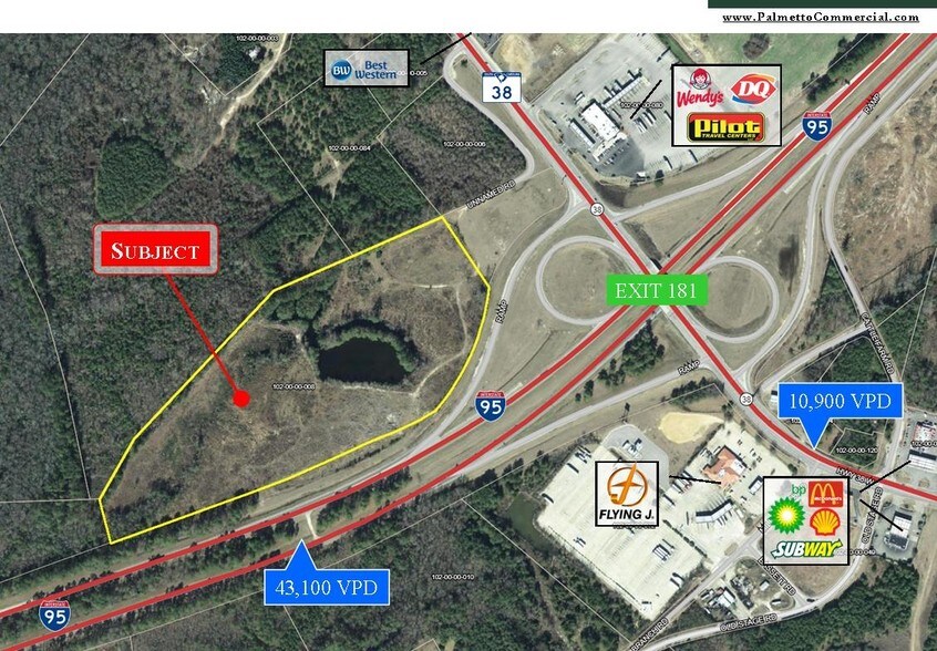 Highway 38 & I-95, Latta, SC for sale - Aerial - Image 1 of 1