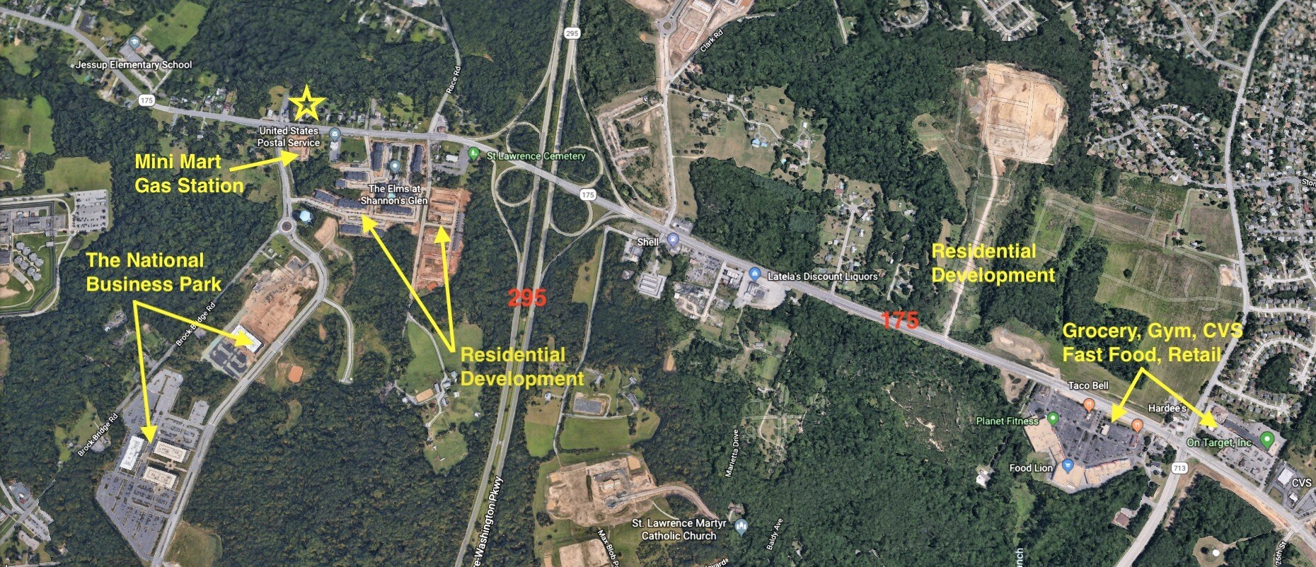 Two parcels of land on Jessup Rd Jessup, MD for Sale