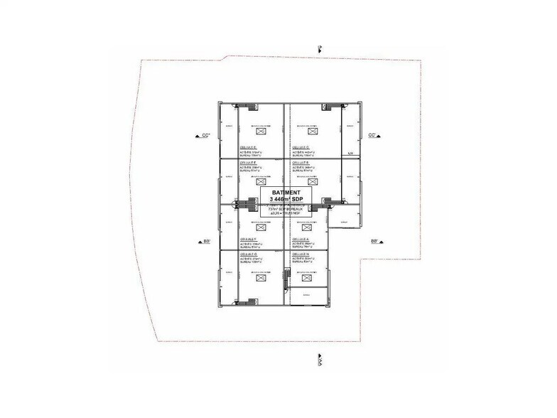 Flex in Angerville for sale - Floor Plan - Image 3 of 4