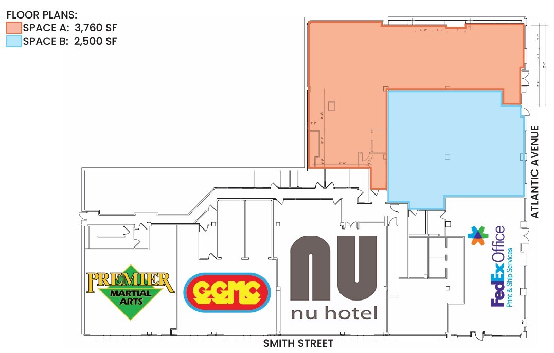 299 Atlantic Ave, Brooklyn, NY for lease Floor Plan- Image 1 of 2