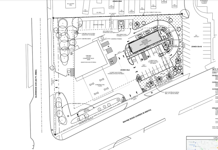 2646 S Wayne Rd, Westland, MI for lease - Site Plan - Image 1 of 3