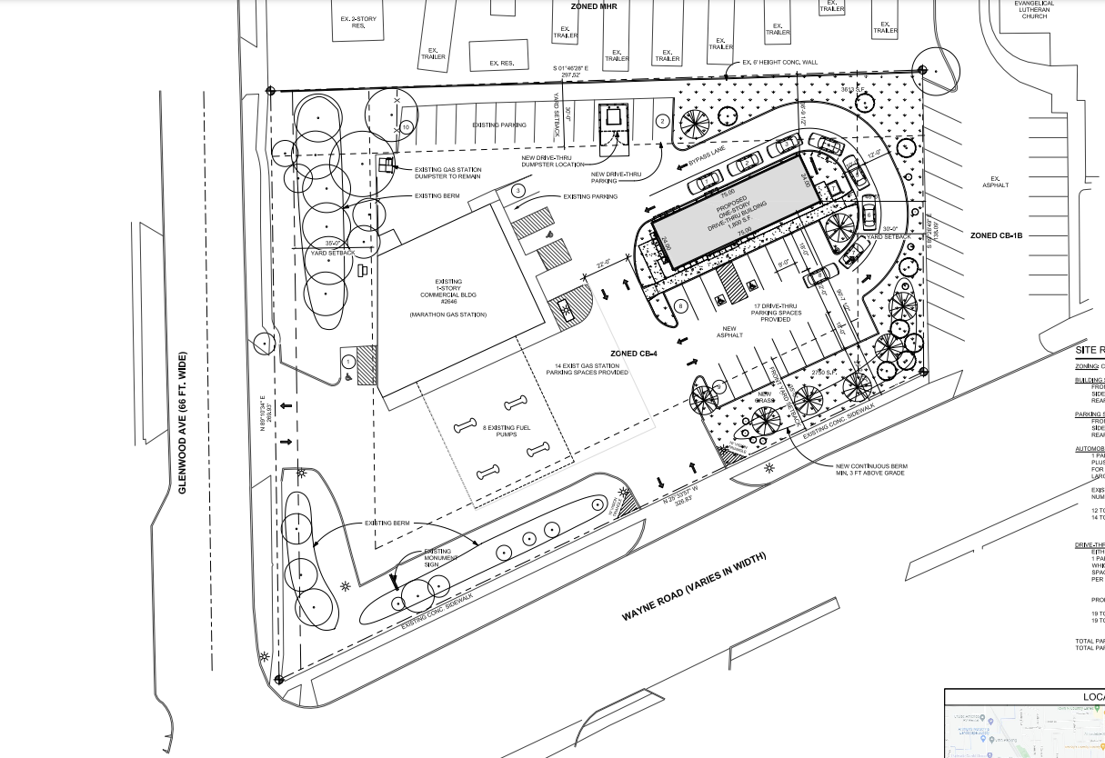 2646 S Wayne Rd, Westland, MI for lease Site Plan- Image 1 of 4