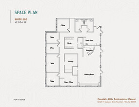 13620 N Saguaro Blvd, Fountain Hills, AZ for lease Floor Plan- Image 1 of 2