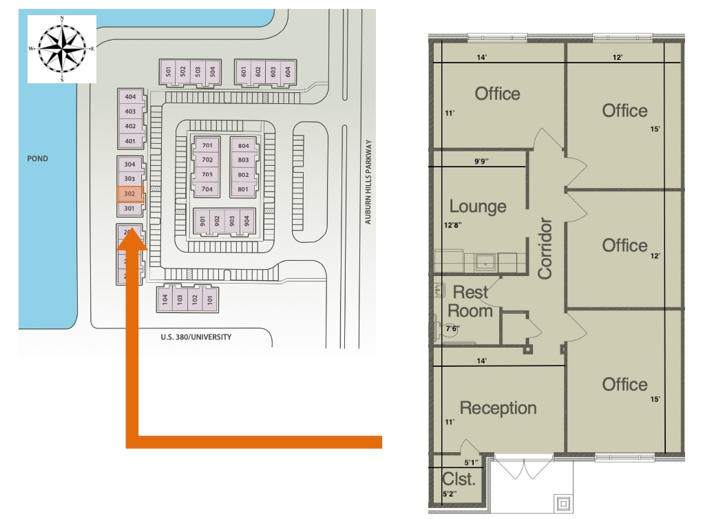 2001 Auburn Hills Pky, McKinney, TX for lease Floor Plan- Image 1 of 7