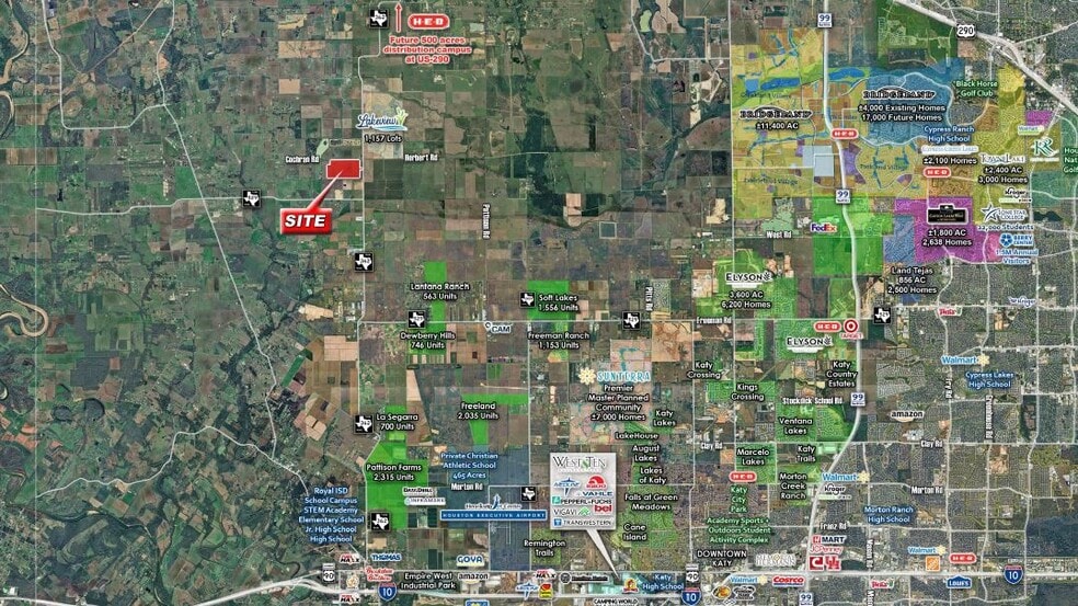 FM 362 & Cochran Road, Waller, TX for sale - Aerial - Image 2 of 2