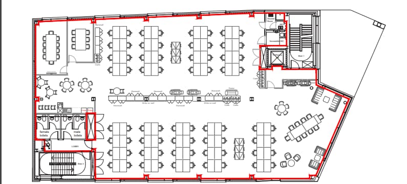 145 Morrison St, Edinburgh for lease Floor Plan- Image 1 of 5
