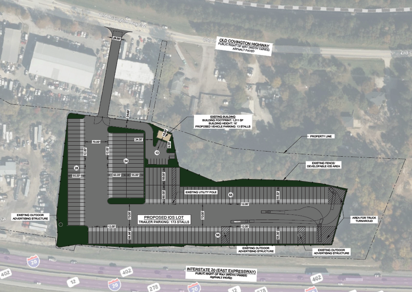 2014 Old Covington, Conyers, GA for lease - Site Plan - Image 3 of 3