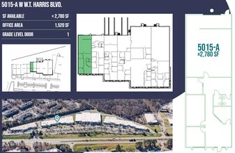 5009-5015 W WT Harris Blvd, Charlotte, NC for lease Floor Plan- Image 2 of 2