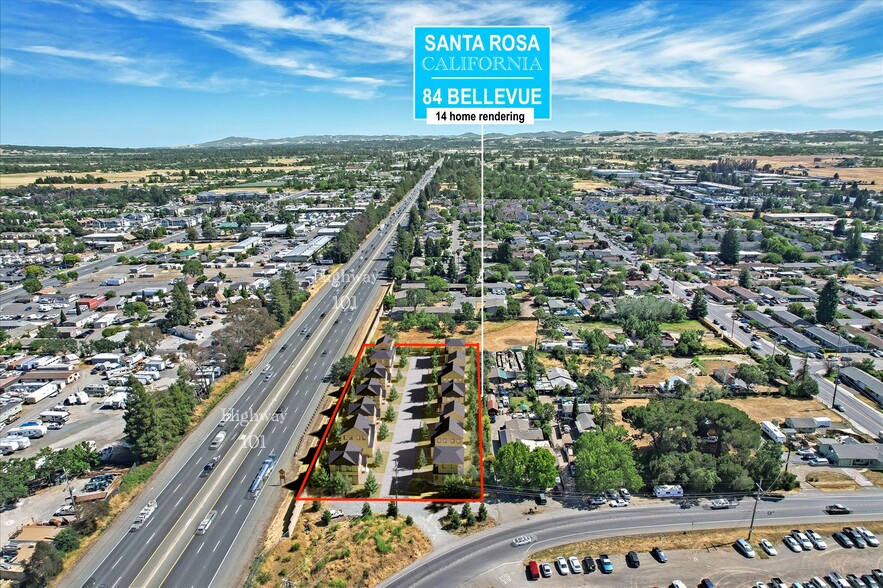 84 Bellevue Ave, Santa Rosa, CA for sale - Building Photo - Image 1 of 10