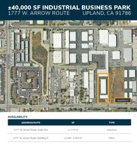 1777 W Arrow, Upland, CA for lease Site Plan- Image 2 of 2