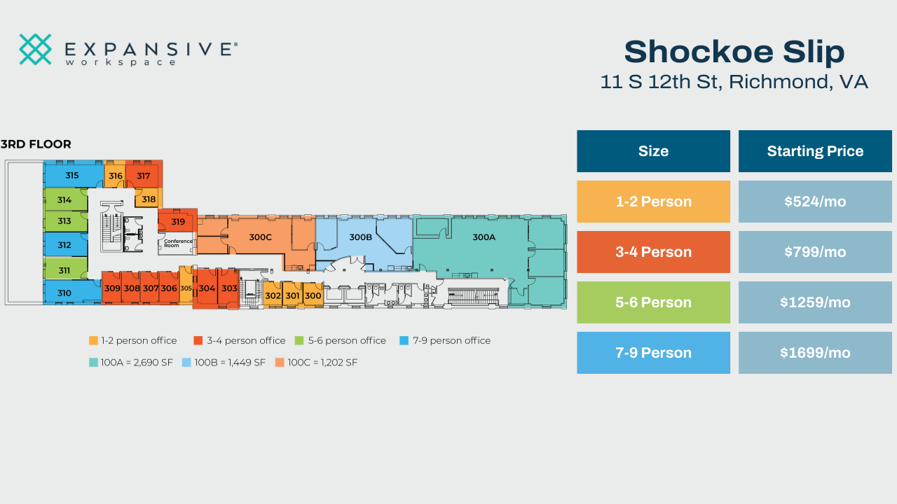 11 S 12th St, Richmond, VA for lease Floor Plan- Image 1 of 4