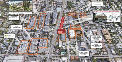 306 NE 2nd St, Delray Beach, FL - Aerial  map view