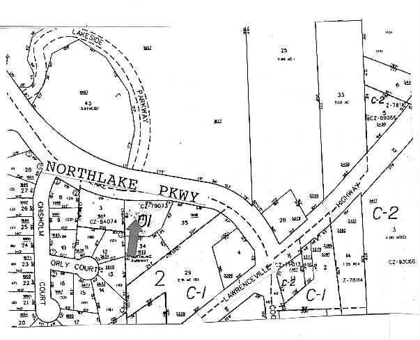1926 Northlake Pky, Tucker, GA for lease - Plat Map - Image 2 of 2