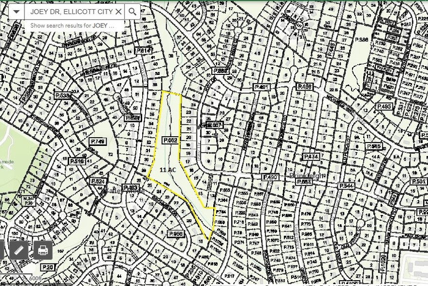 Joey Dr, Ellicott City, MD for sale - Plat Map - Image 2 of 2