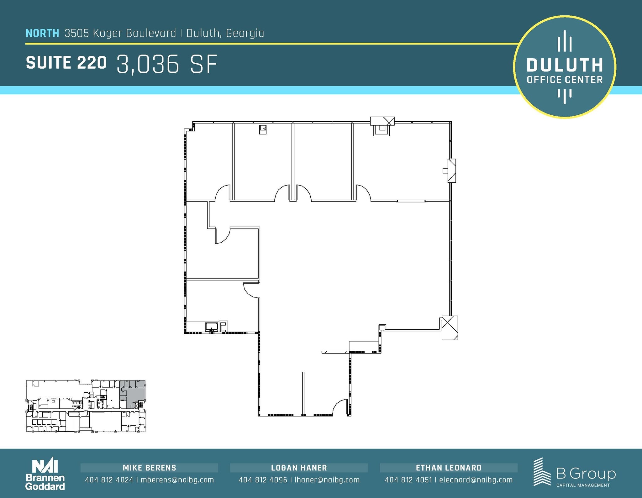 3505 Koger Blvd, Duluth, GA for lease Floor Plan- Image 1 of 1