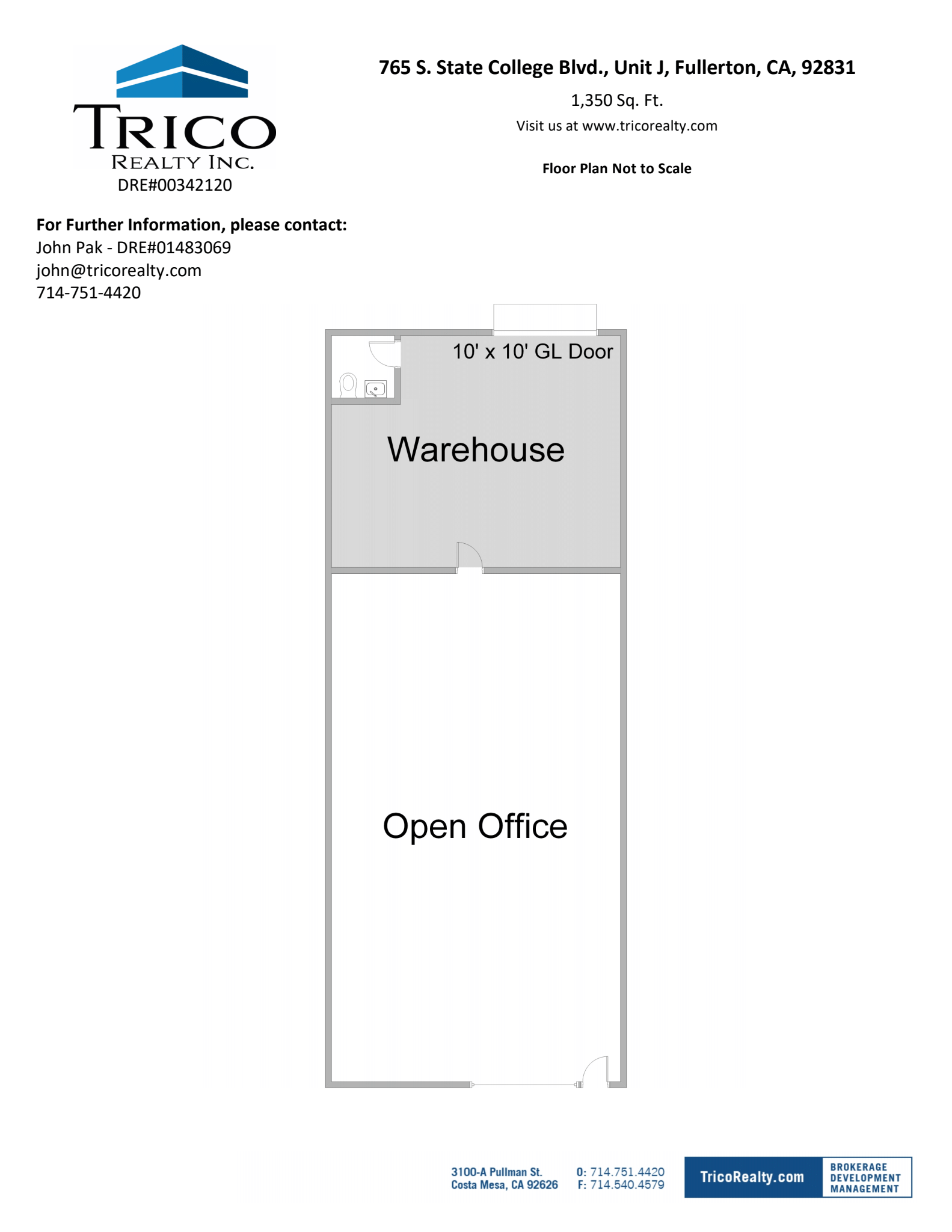 667-759 S State College Blvd, Fullerton, CA for lease Floor Plan- Image 1 of 1