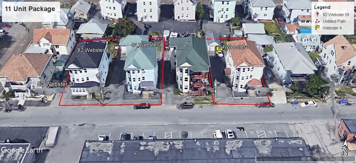 82 Webster St, Pawtucket, RI for sale Aerial- Image 1 of 1