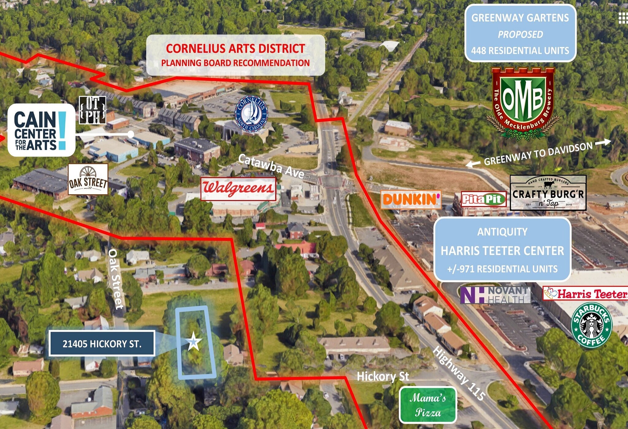 21405 Hickory St, Cornelius, NC for sale Building Photo- Image 1 of 1