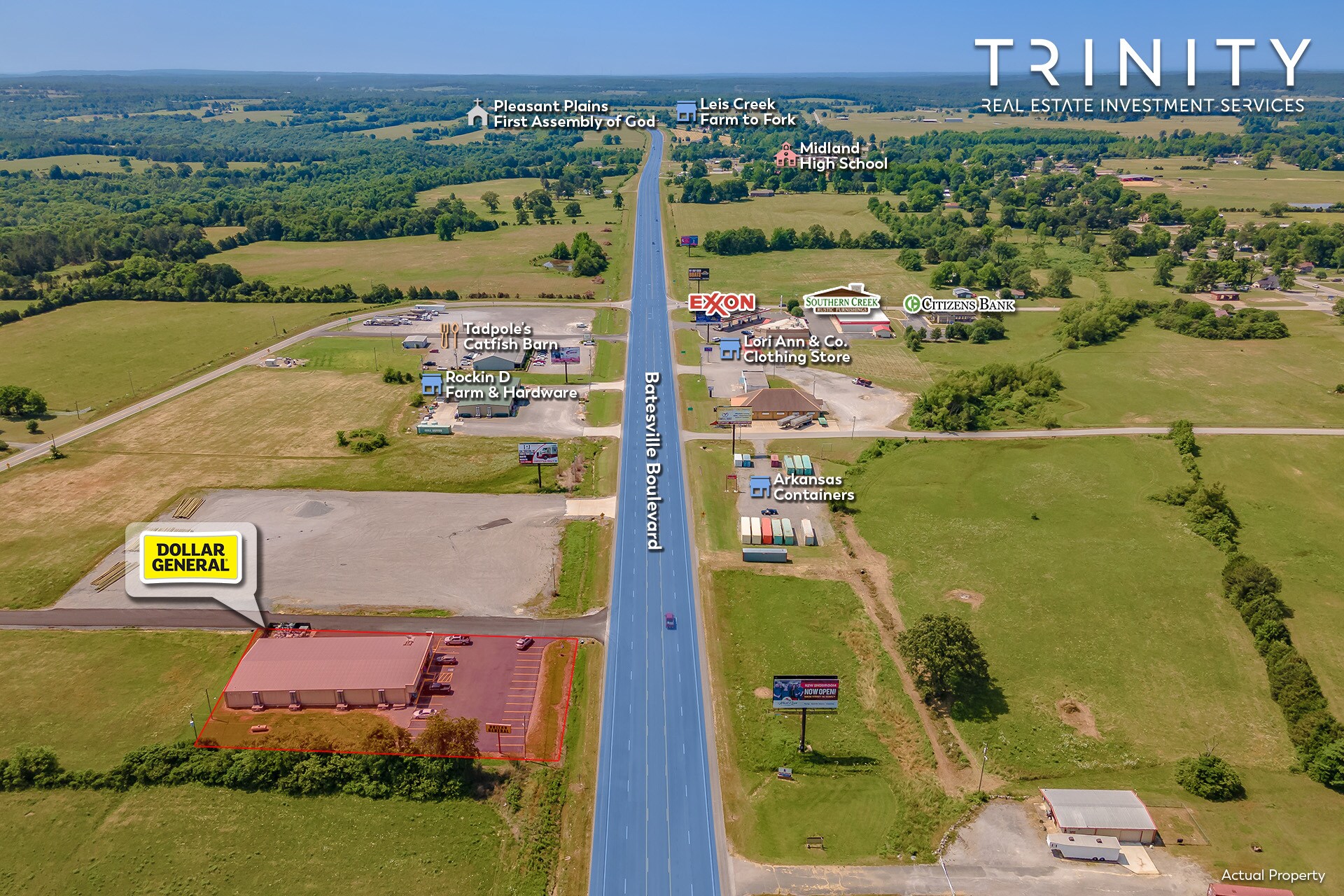 6175 Batesville Blvd, Pleasant Plains, AR 72568 Dollar General