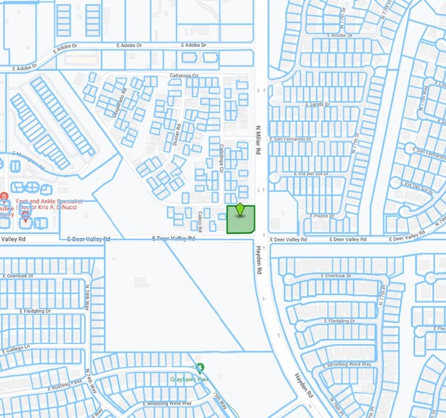 21818 N Miller Rd, Scottsdale, AZ for sale - Plat Map - Image 2 of 2