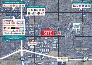 6532 W Flint St, Chandler, AZ - Aerial  map view
