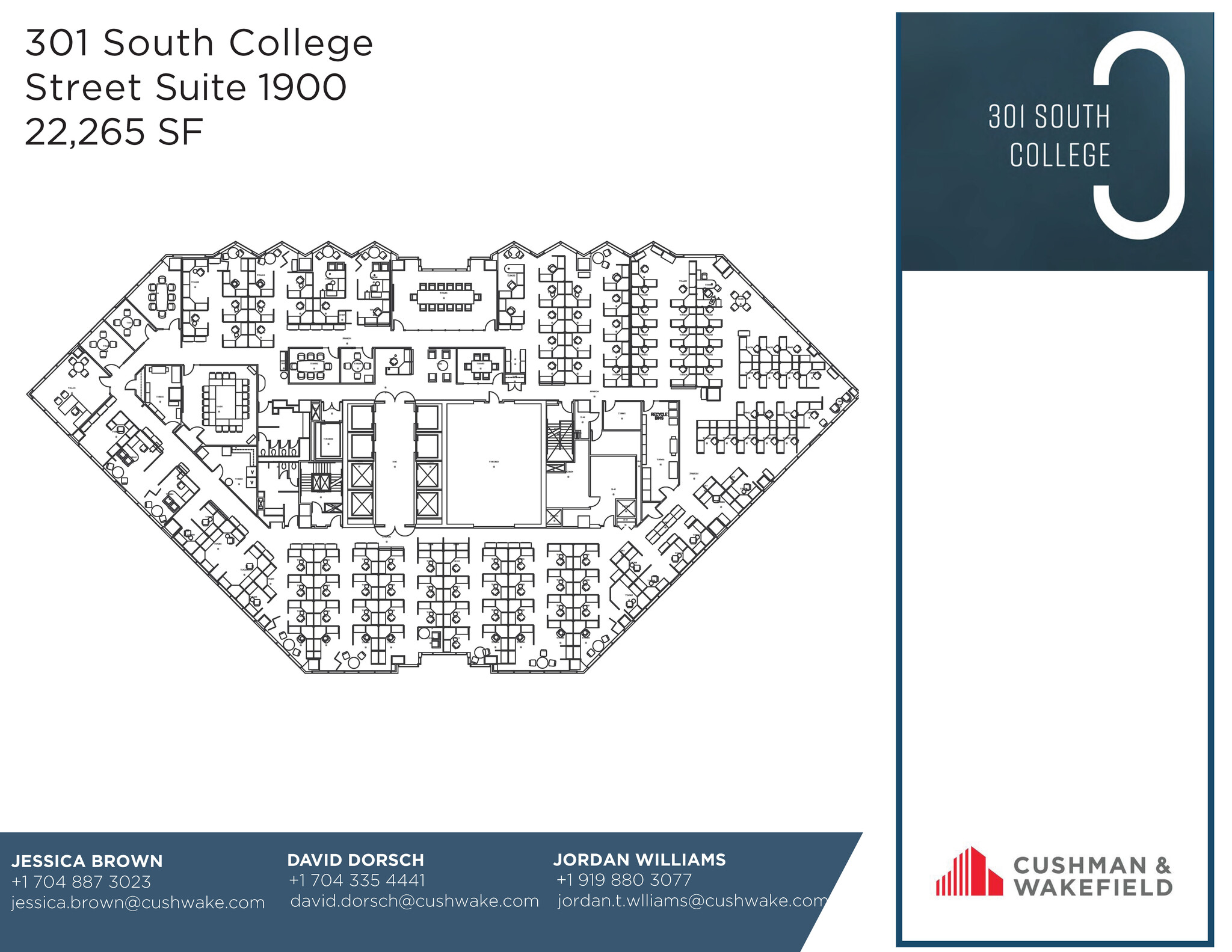 301 S College St, Charlotte, NC for lease Floor Plan- Image 1 of 1