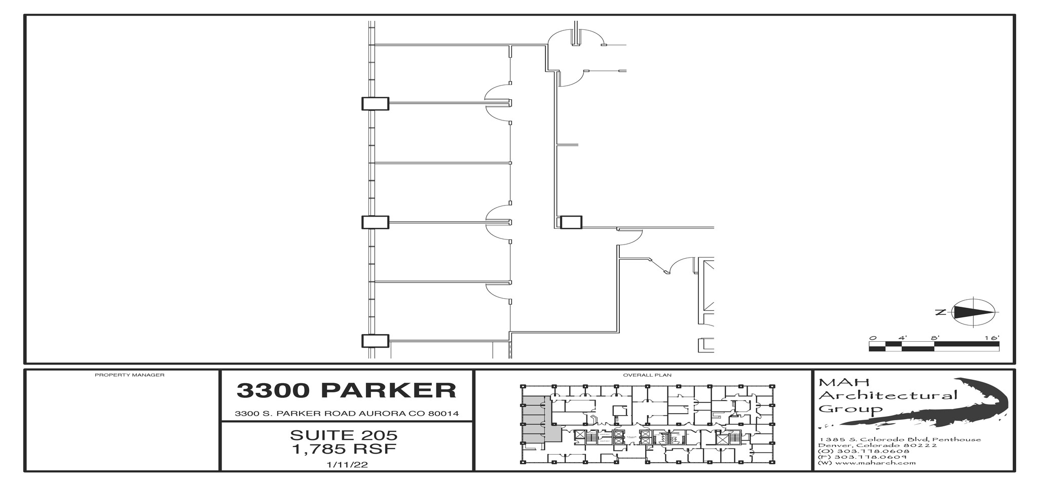 3300 S Parker Rd, Aurora, CO for lease Floor Plan- Image 1 of 1