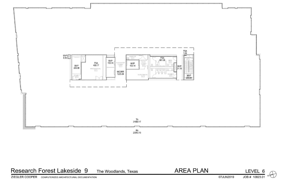 9709 Lakeside Blvd, The Woodlands, TX for lease Floor Plan- Image 1 of 1