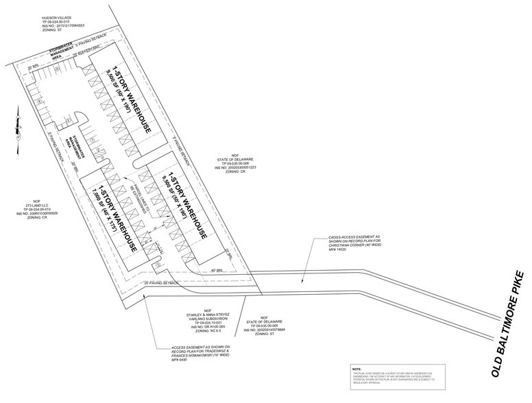 Old Baltimore Pike, Newark, DE for sale - Site Plan - Image 1 of 3