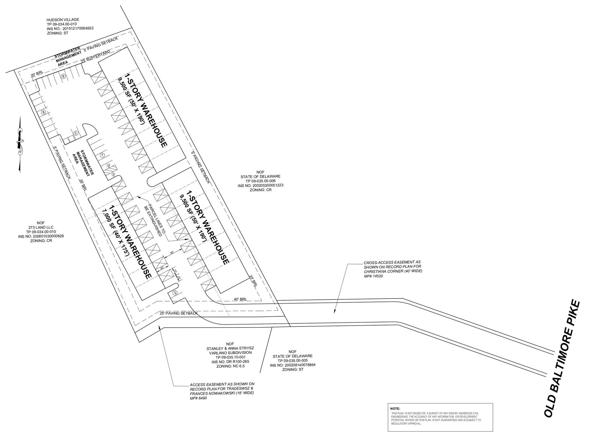 Old Baltimore Pike, Newark, DE for sale Site Plan- Image 1 of 4