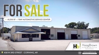 8,200 SF - 7 Bay Automotive Service Center - Gas Station