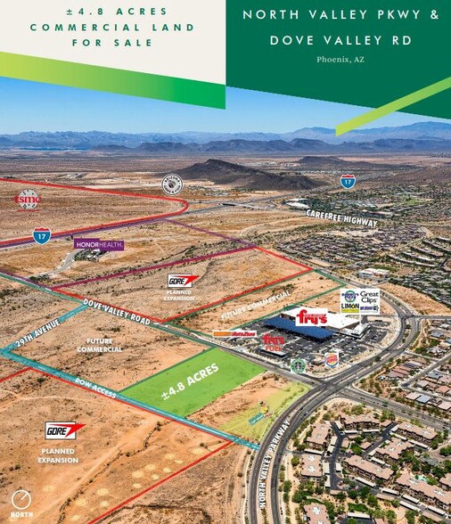 N Valley Pkwy & Dove Valley Rd, Phoenix, AZ for sale - Building Photo - Image 1 of 1