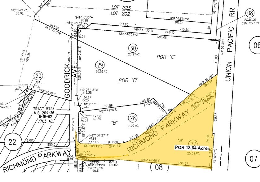 Goodrick Ave, Richmond, CA for sale - Plat Map - Image 3 of 3