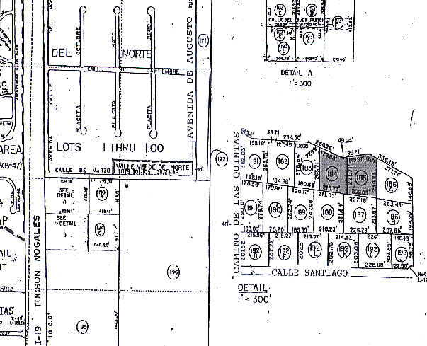 1100 W Calle Privada, Sahuarita, AZ for sale - Plat Map - Image 2 of 5