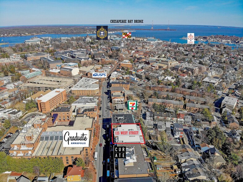 125 West St, Annapolis, MD for lease - Aerial - Image 2 of 7