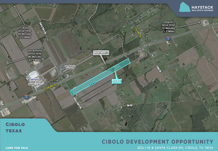 WEBER HOESE TX ln, Cibolo, TX - aerial  map view