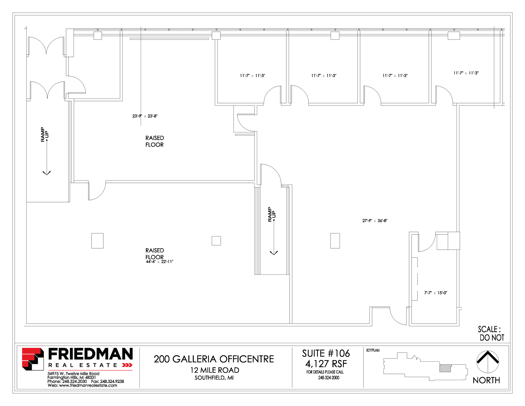 200 Galleria Officentre, Southfield, MI for sale Floor Plan- Image 1 of 2