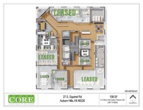 27 S Squirrel Rd, Auburn Hills, MI for lease Floor Plan- Image 1 of 1