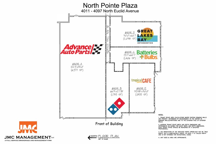 4001-4073 Euclid Rd, Bay City, MI for lease - Site Plan - Image 2 of 5