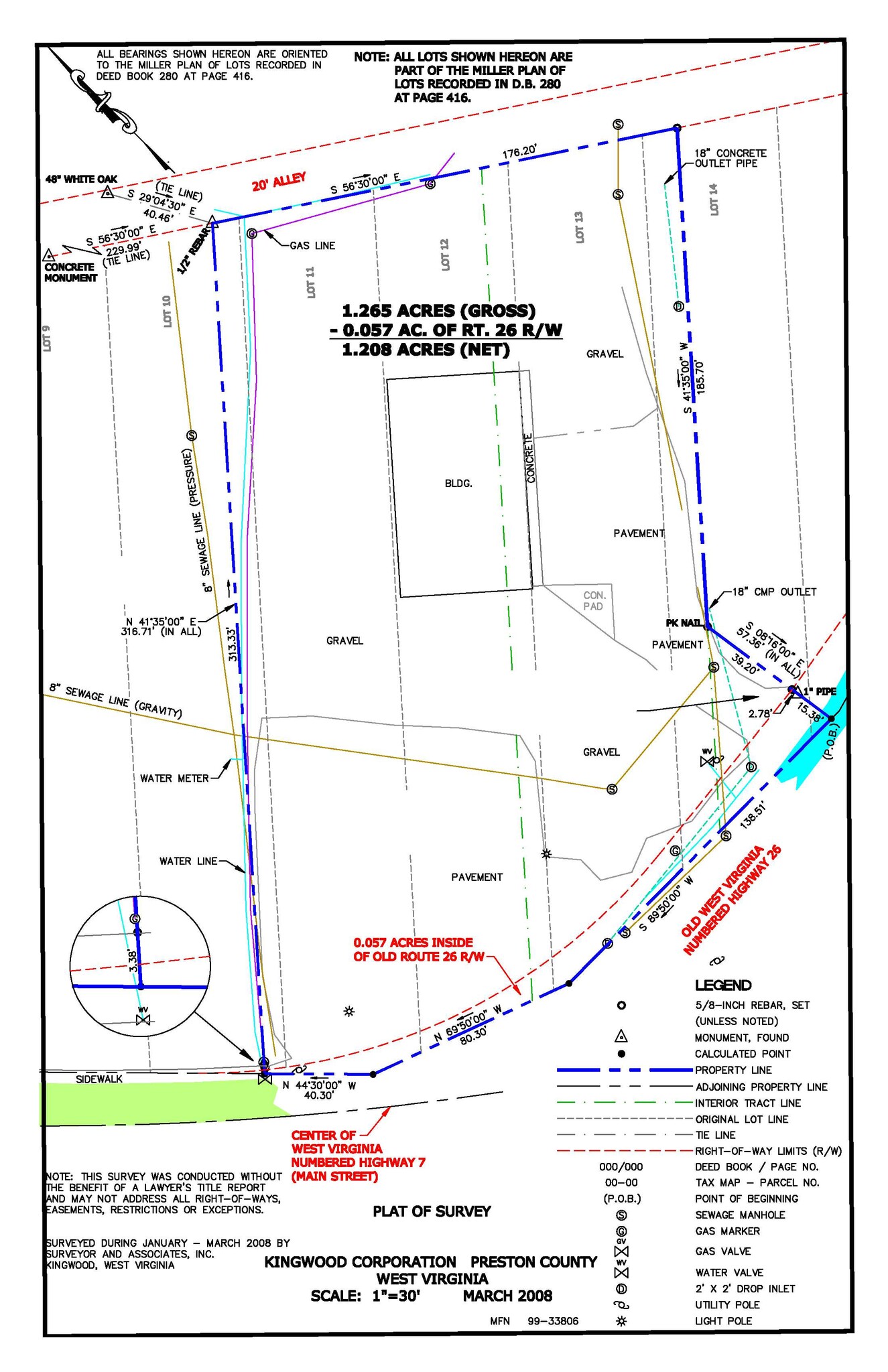 333 E Main St, Kingwood, WV for lease Plat Map- Image 1 of 4