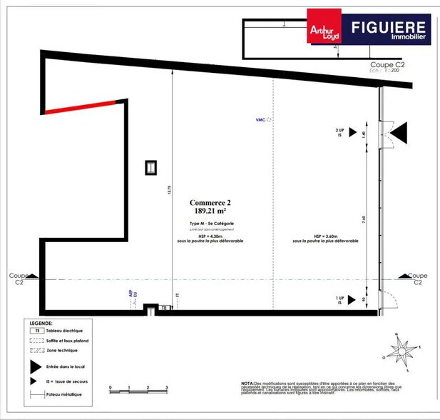 Retail in Istres for lease - Floor Plan - Image 3 of 5