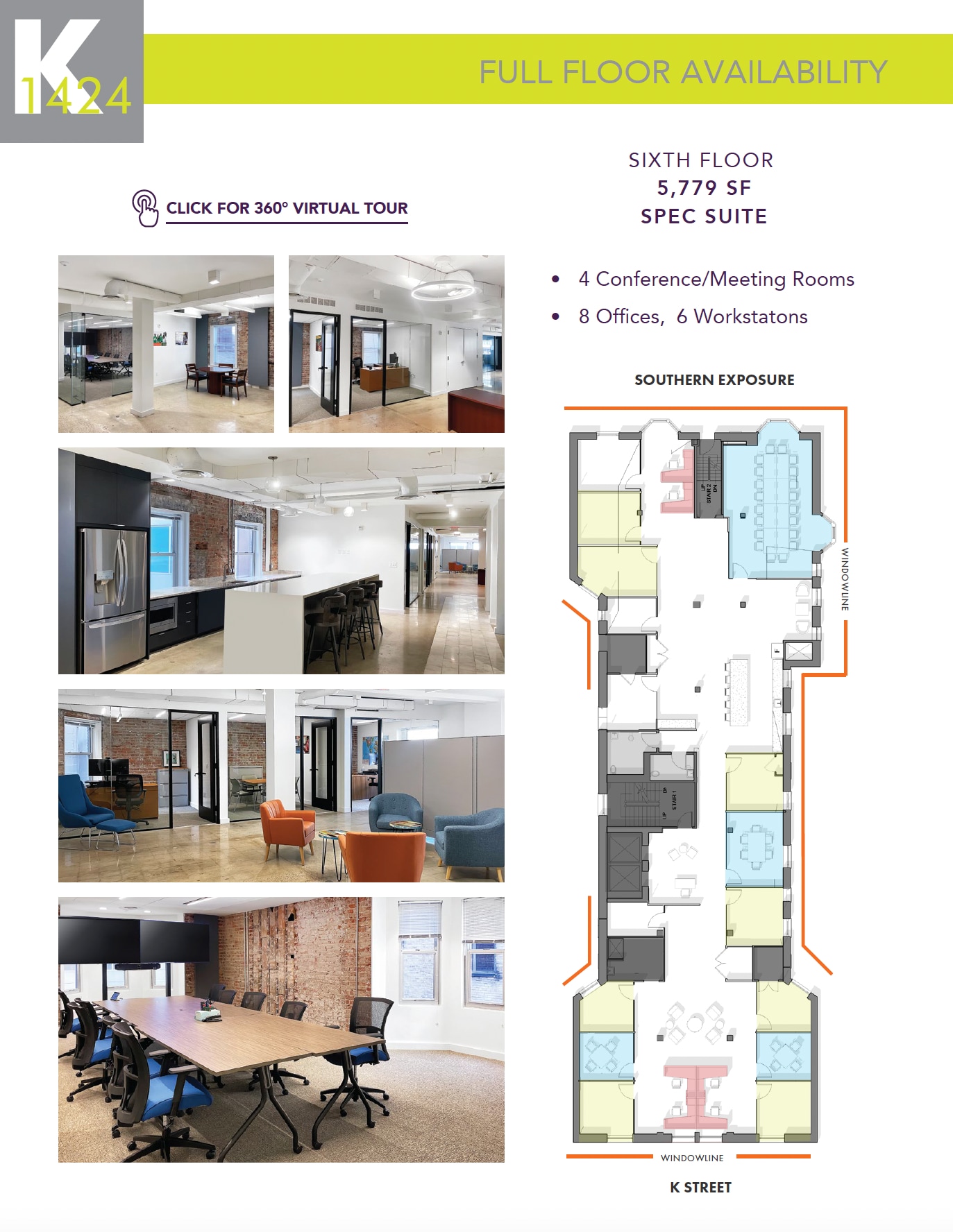 1424 K St NW, Washington, DC for lease Floor Plan- Image 1 of 8