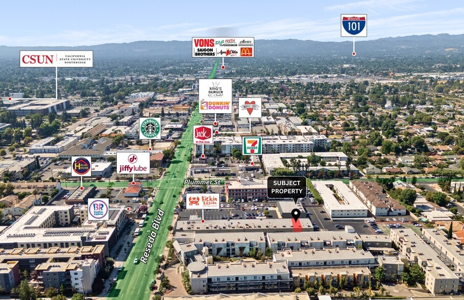 9545 Reseda Blvd, Northridge, CA for lease - Building Photo - Image 2 of 2