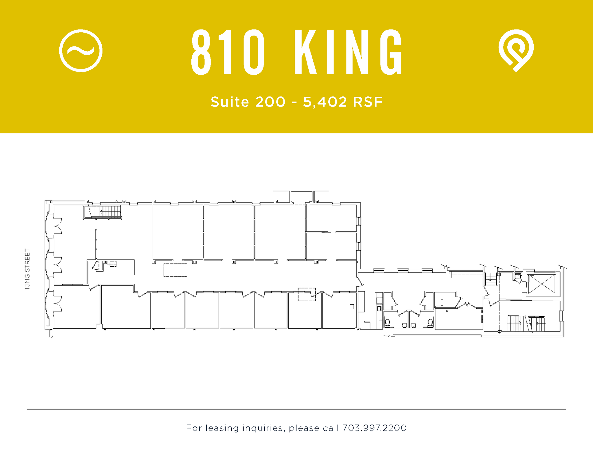 810 King St, Alexandria, VA for lease Floor Plan- Image 1 of 1